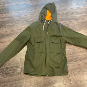 Army green analog jacket